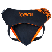 OBO | OBO CLOUD Guard Male Groin | CLOUD Guard Male Groin - Black/Orange / One Size | Total Hockey