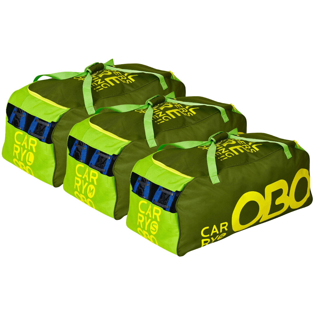 OBO | OBO Carry Bag Green/Lime | Carry Bag Green/Lime - Green/Lime / Small | Total Hockey