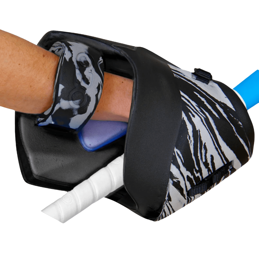 OBO | OBO ROBO PLUS Hand Protector Right Black | ROBO PLUS Hand Protector Right Black - Black / Medium | Total Hockey