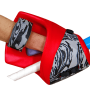 OBO | OBO ROBO PLUS Hand Protector Right Red | ROBO PLUS Hand Protector Right Red - Red / Medium | Total Hockey