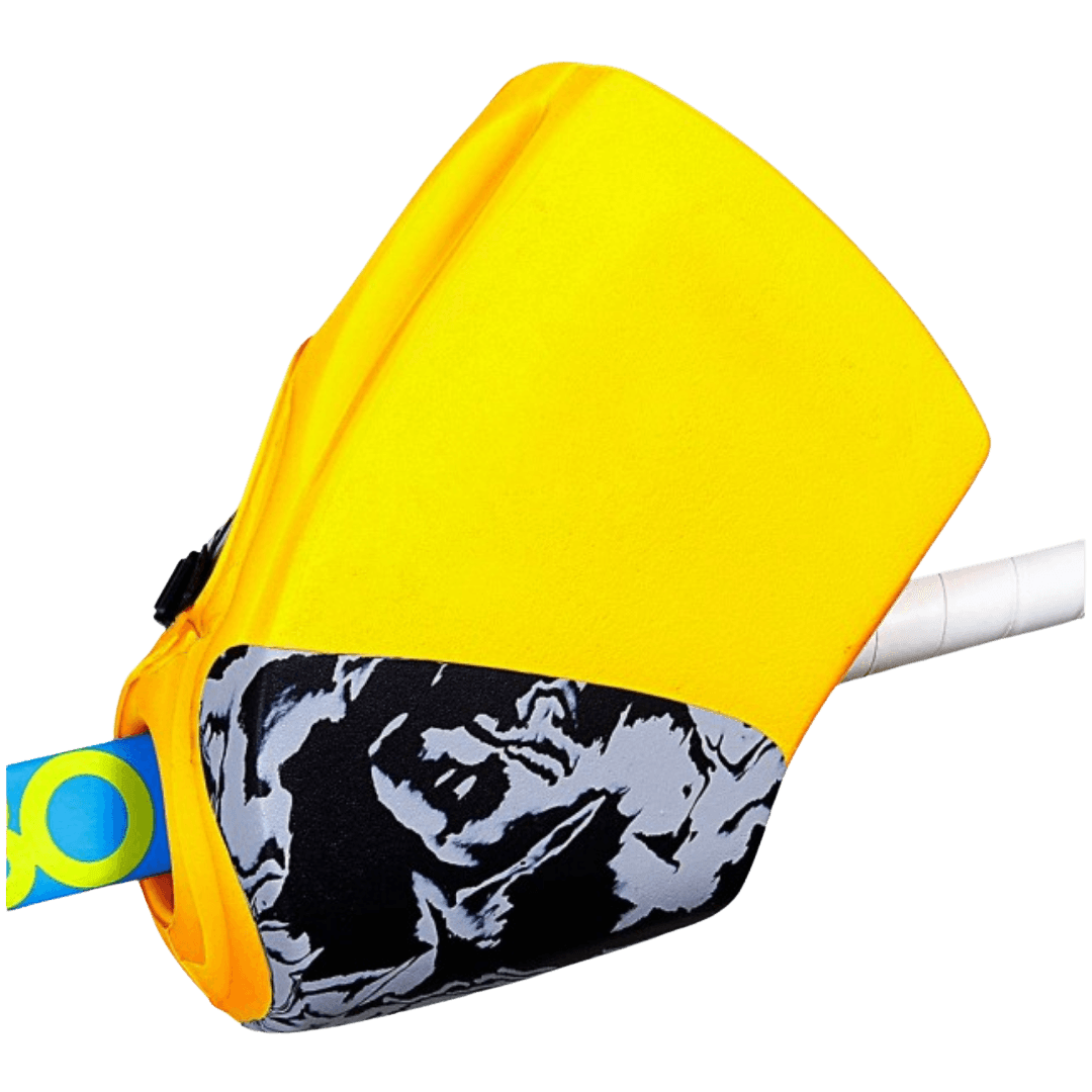 OBO | OBO ROBO PLUS Hand Protector Right Yellow | ROBO PLUS Hand Protector Right Yellow - Yellow / Medium | Total Hockey