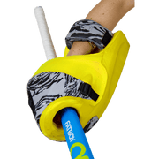 OBO | OBO ROBO PLUS Hand Protector Right Yellow | ROBO PLUS Hand Protector Right Yellow - Yellow / Medium | Total Hockey