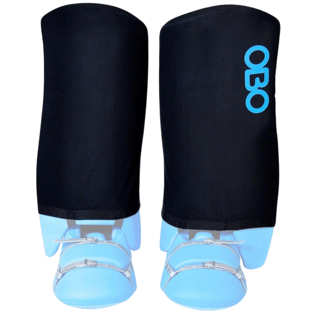 OBO | OBO Slippers - Legguard Cover Black | Slippers - Legguard Cover Black - Black / Small | Total Hockey