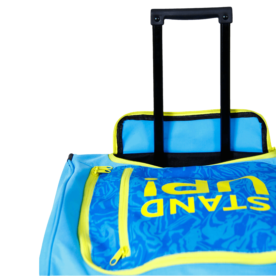 OBO | OBO Stand-Up Wheelie Bag Blue/Sky Blue | Stand-Up Wheelie Bag Blue/Sky Blue - Blue/Sky Blue | Total Hockey