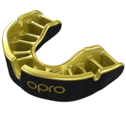 OPRO | OPRO Gold Gum Shield Gen 5 | Gold Gum Shield Gen 5 - Black / Gold | Total Hockey