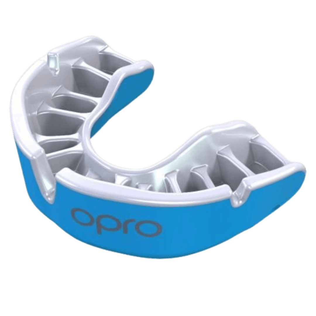 OPRO | OPRO Gold Gum Shield Gen 5 | Gold Gum Shield Gen 5 - Sky | Total Hockey