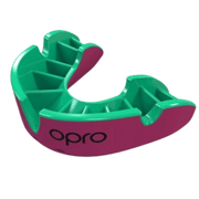 OPRO | OPRO Silver Gum Shield Gen 5 | Silver Gum Shield Gen 5 - Pink / Green | Total Hockey