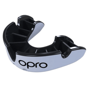 OPRO | OPRO Silver Gum Shield Gen 5 | Silver Gum Shield Gen 5 - White / Black | Total Hockey