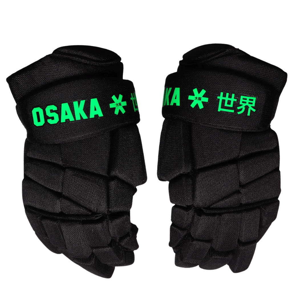 OSAKA Hockey | OSAKA Hockey PC Glove | PC Glove - One Size / Black/Green | Total Hockey