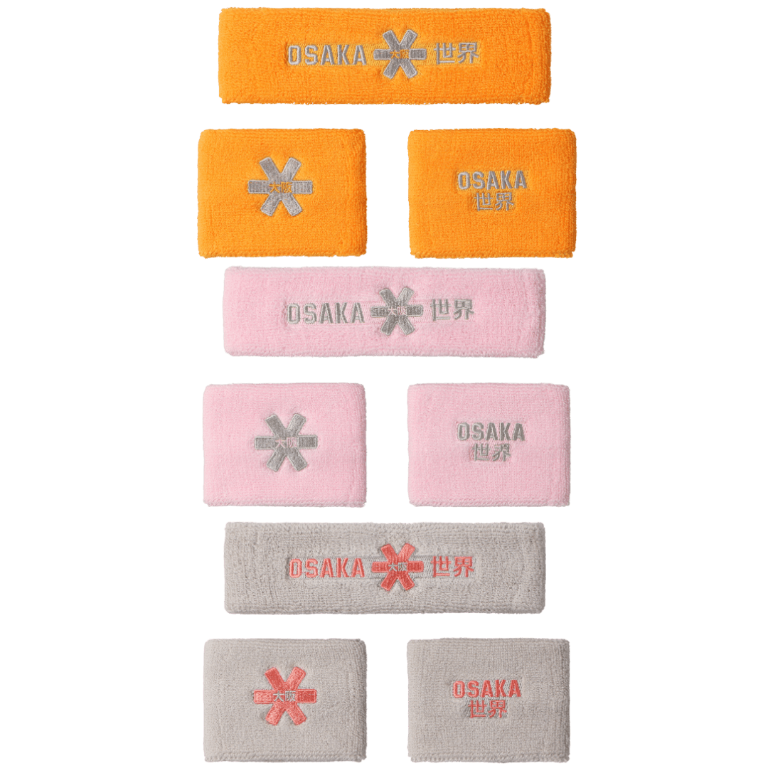OSAKA Hockey | OSAKA Hockey Sweatband Set 2.0 LE | Sweatband Set 2.0 LE - Orange | Total Hockey