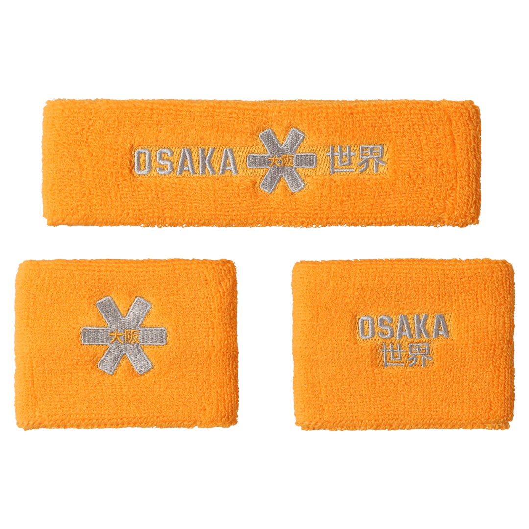 OSAKA Hockey | OSAKA Hockey Sweatband Set 2.0 LE | Sweatband Set 2.0 LE - Orange | Total Hockey