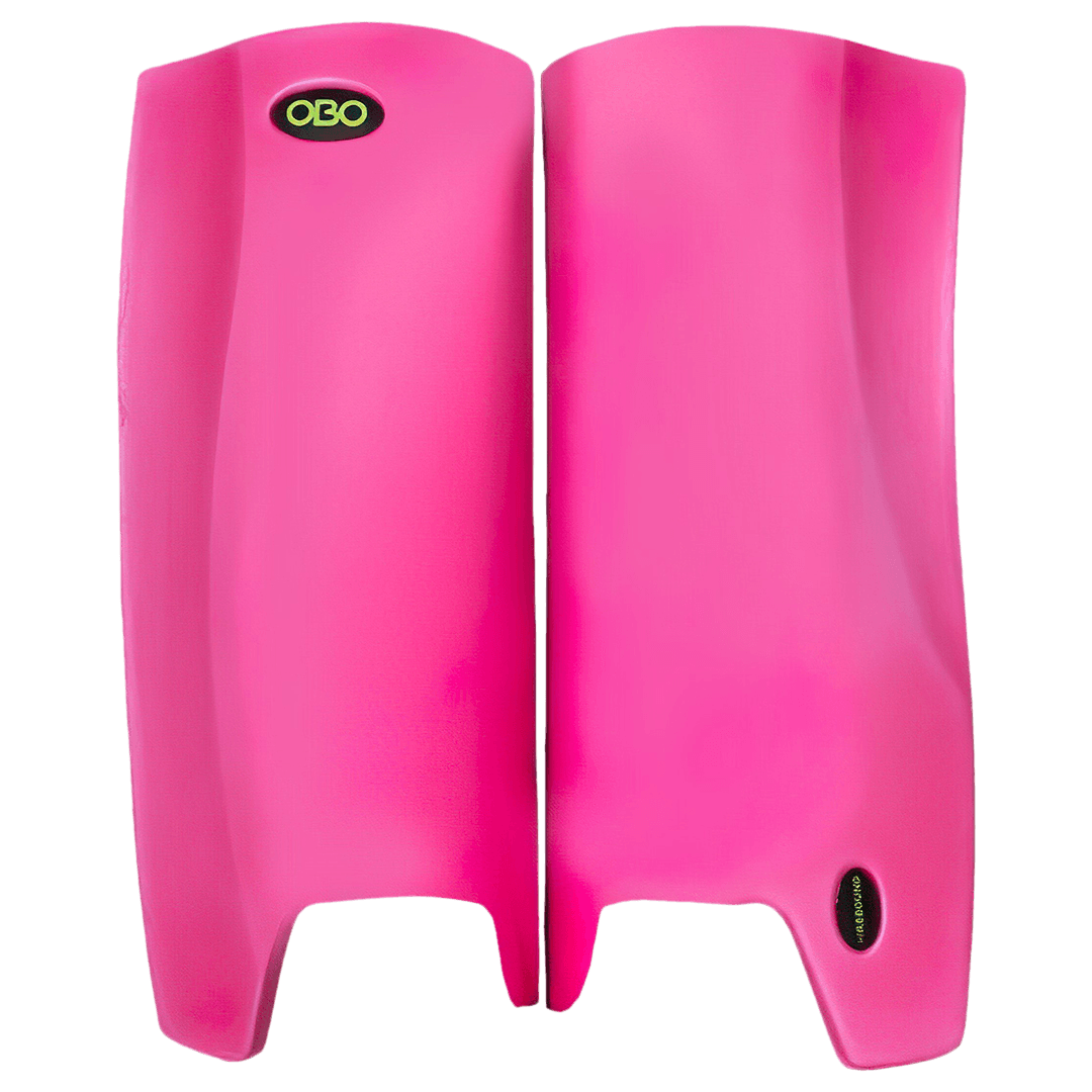 OBO | OBO HI REBOUND Legguards Pink Wing/Pink. | HI REBOUND Legguards Pink Wing/Pink. - Medium / Pink Wing/Pink | Total Hockey