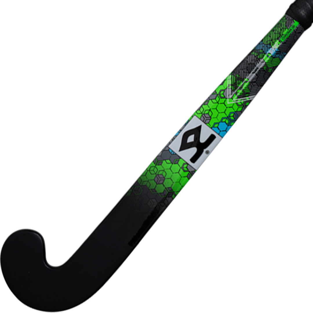 Shrey Hockey | Shrey Hockey Chroma 00 Fractal Camo Green/Blue (2025) | Chroma 00 Fractal Camo Green/Blue (2025) - 24" Light | Total Hockey