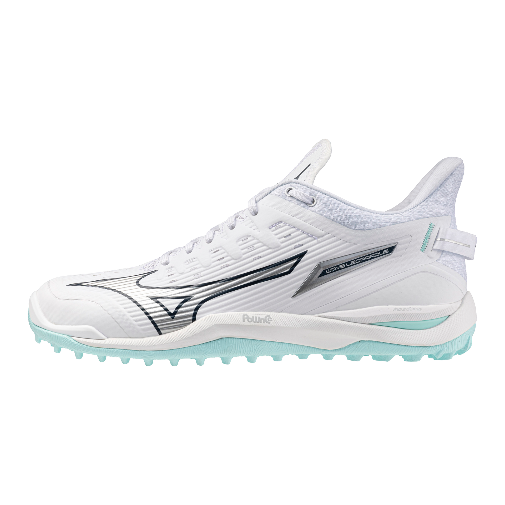 Mizuno | Mizuno Wave Leopardus White/Blue Tint (2025) | Wave Leopardus White/Blue Tint (2025) - EUR 36.5 | UK 4 | Total Hockey