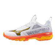 Mizuno | Mizuno Wave Panthera 2 White/Fiery Coral (2025) | Wave Panthera 2 White/Fiery Coral (2025) - EUR 36.5 | UK 4 | Total Hockey