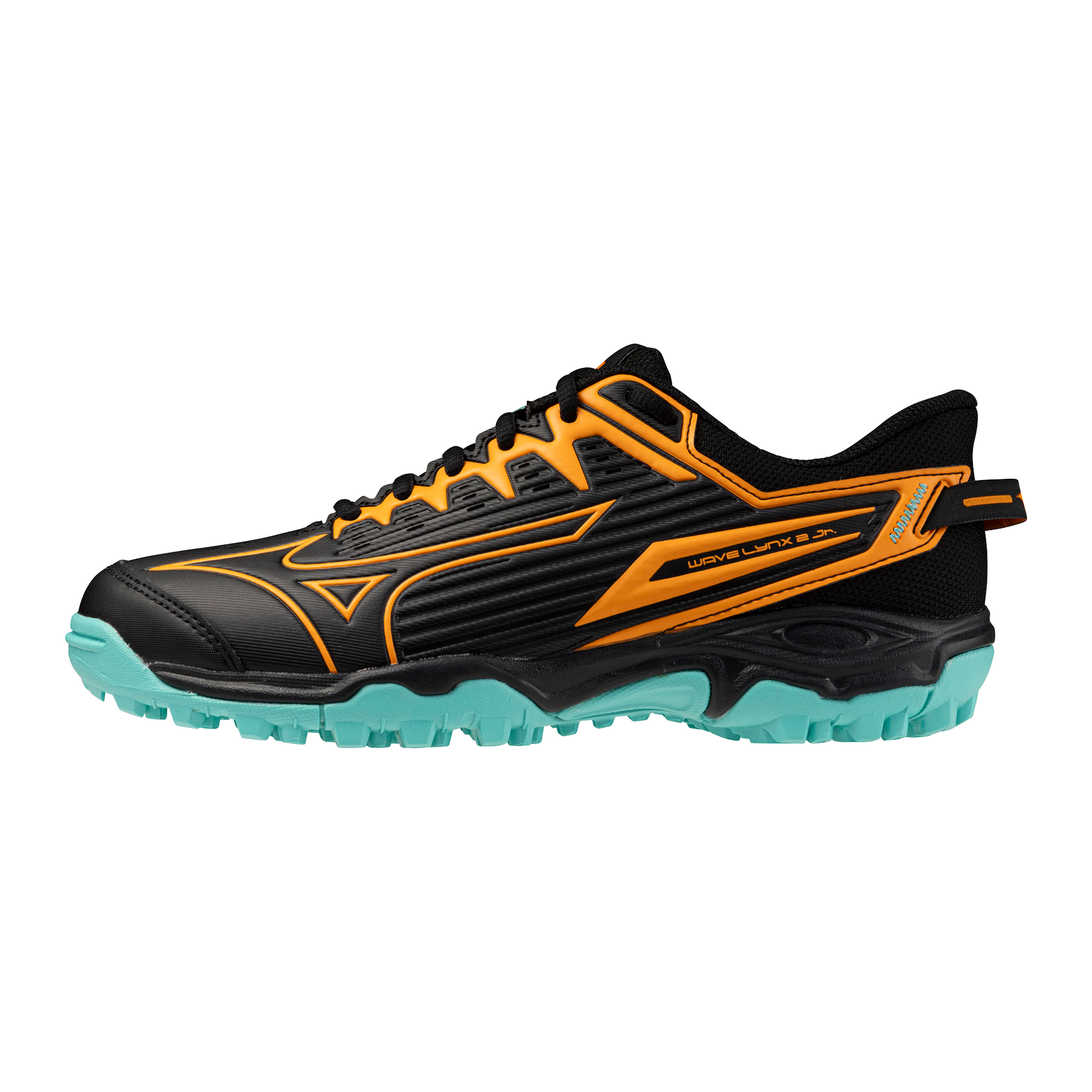 Mizuno | Mizuno Wave Lynx 2 Black Jr (2025) | Wave Lynx 2 Black Jr (2025) - EUR 32.5 | UK 1 | Total Hockey