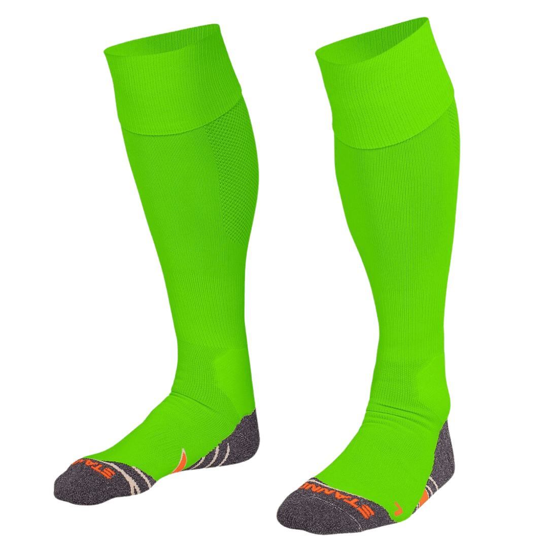 Stanno Socks | Stanno Socks Uni Sock Neon Green | Uni Sock Neon Green - EUR 25-29 | UK 8-11 Jr | Total Hockey