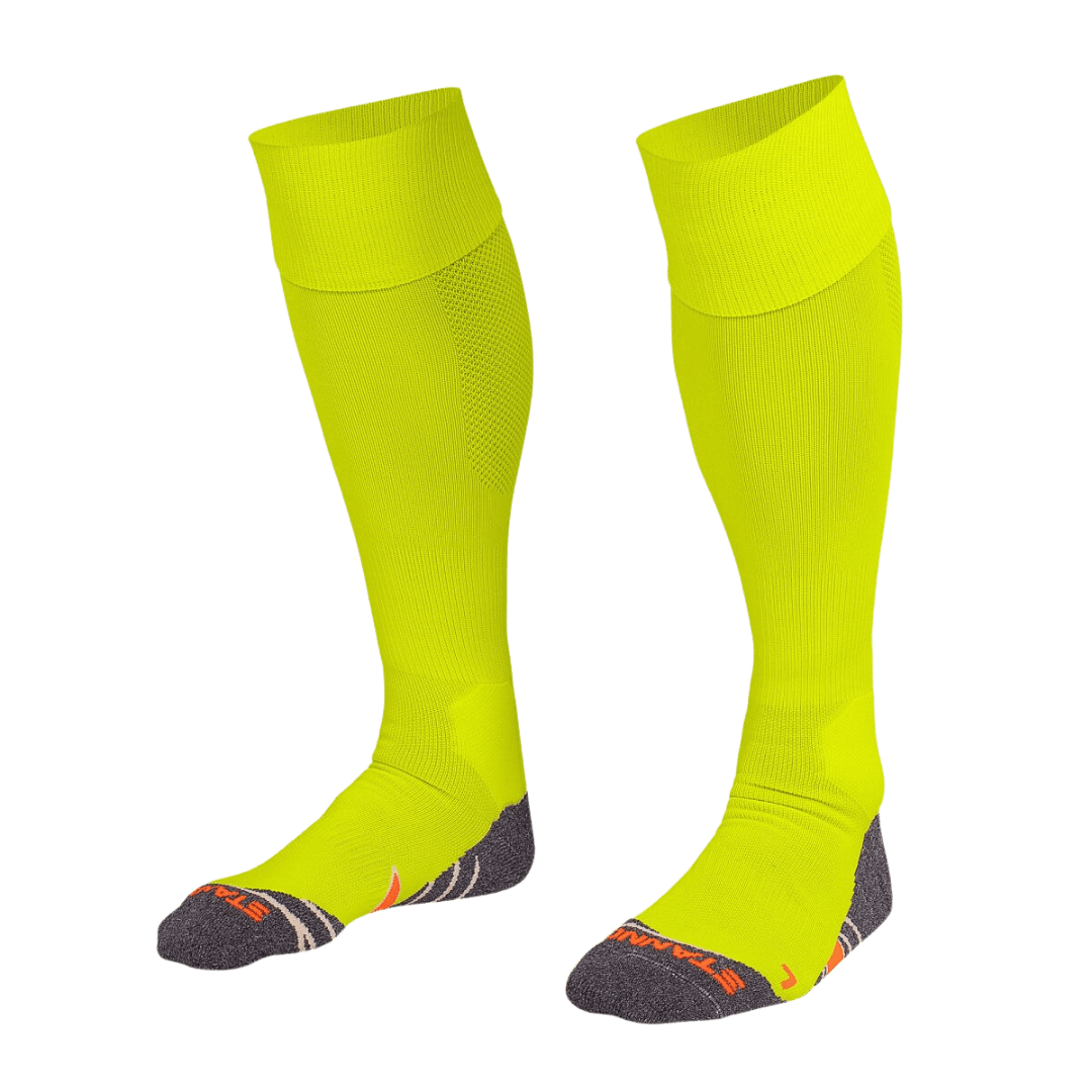 Stanno Socks | Stanno Socks Uni Sock Neon Yellow | Uni Sock Neon Yellow - EUR 30-35 | UK 11.5-3 Jr | Total Hockey