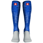 Shrey Hockey | Shrey Hockey Shinliners With Stirrup - Royal | Shinliners With Stirrup - Royal - Royal / Senior | Total Hockey