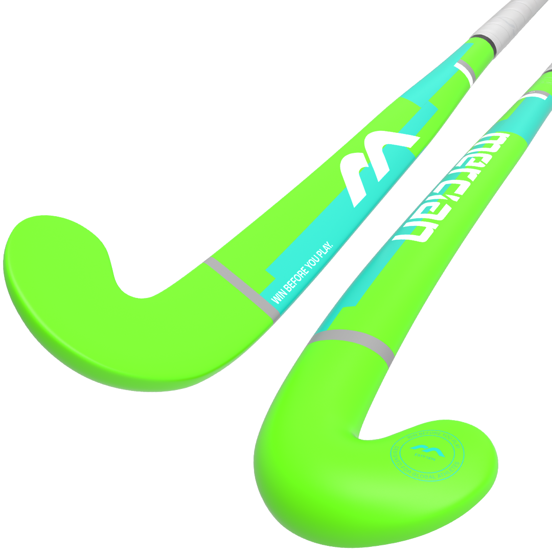 Mercian Hockey | Mercian Hockey Genesis Wood Neon Aqua | Genesis Wood Neon Aqua - 22" Light | Total Hockey