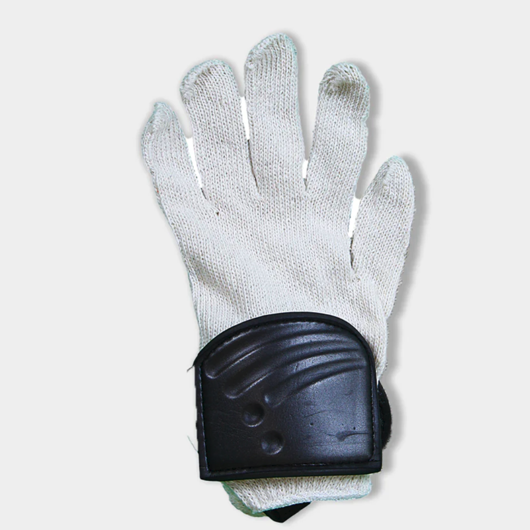 Cotton Left Hand Inner Glove with Pad
