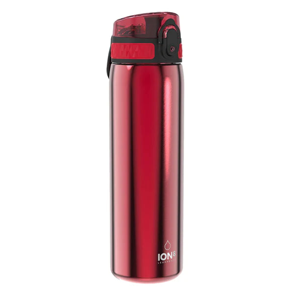 Ion8 Slim 600ml Stainless Steel Water Bottle